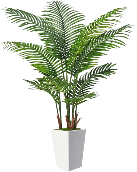 Artificial palm tree