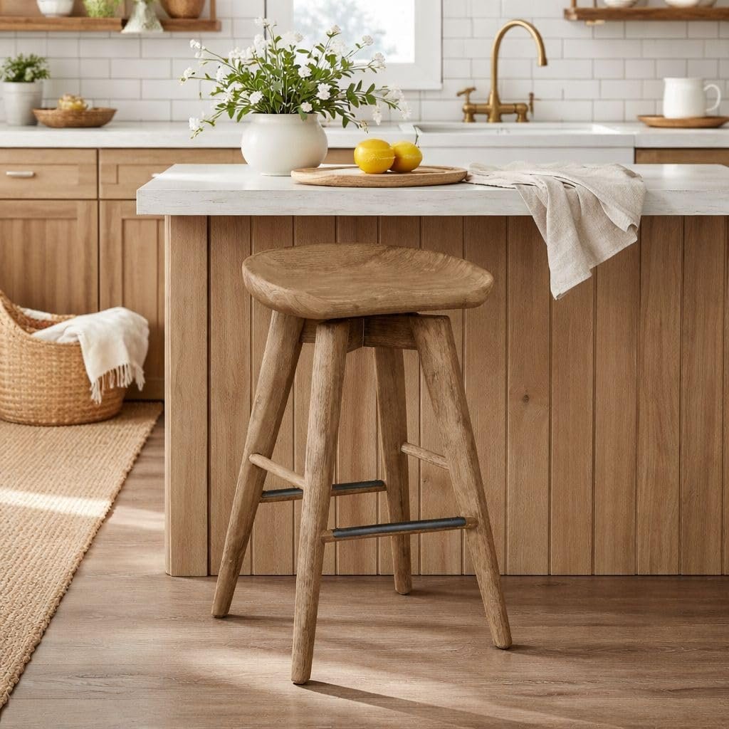 Backless counter stool