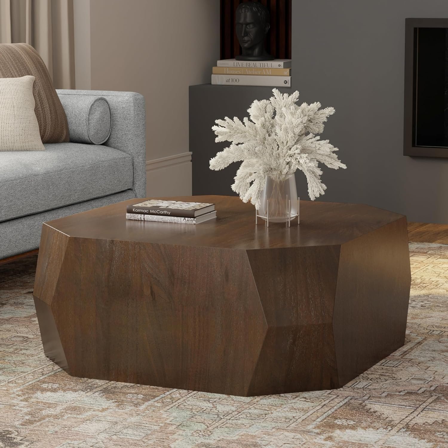 geometric Coffee Table for Living Room