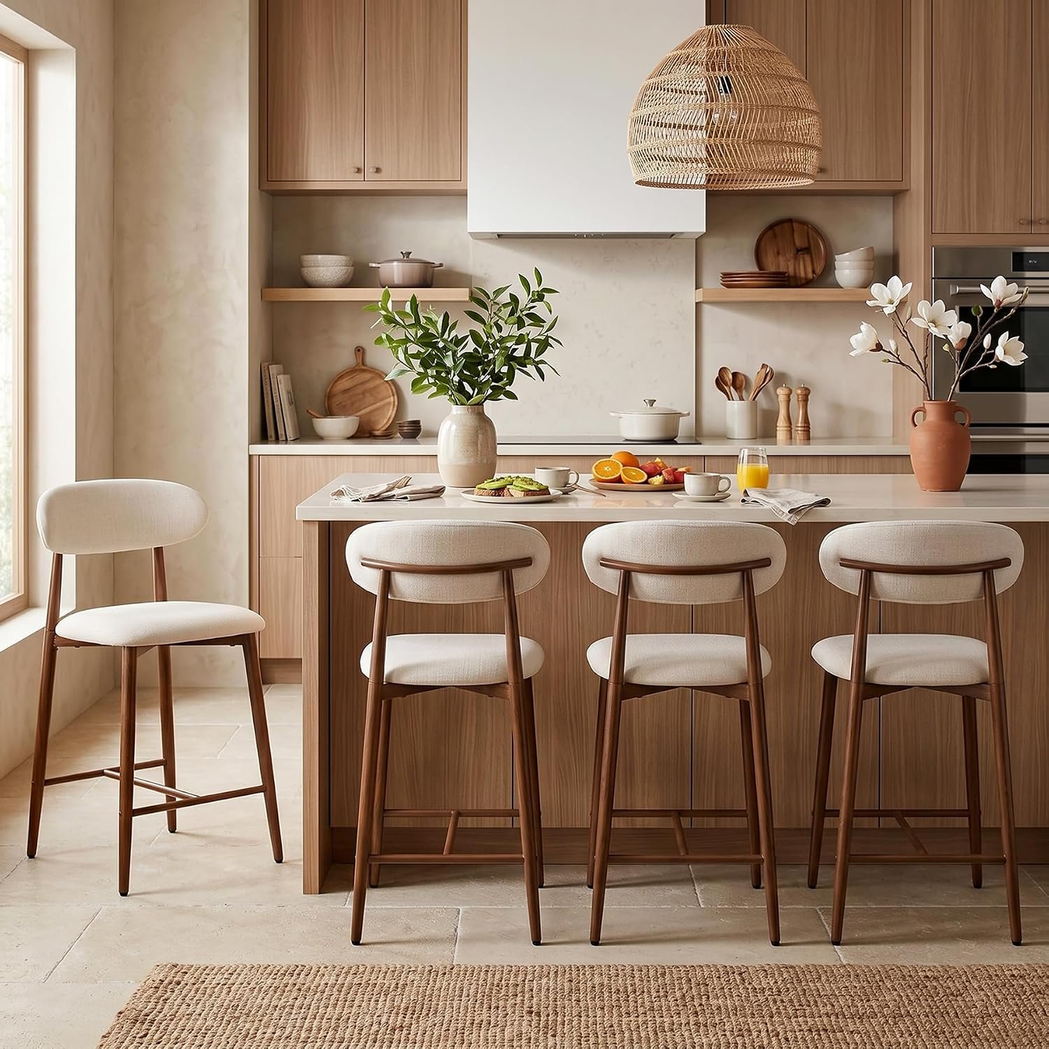 mid centrury modern Bar Stools Se
