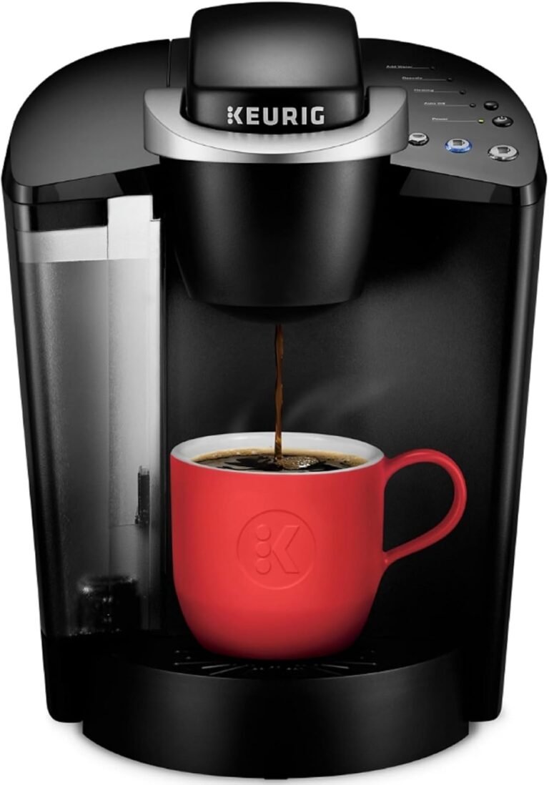 Keurig K-Classic single serve K-Cup pod coffee maker with 48 oz reservoir, black