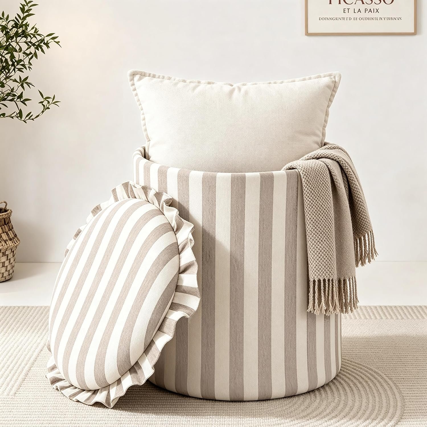 round ottoman